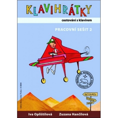 Klavihrátky cestování s klavírem - pracovní sešit 2 - Hančilová Zuzana