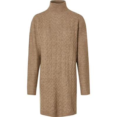 esmara Dámské úpletové šaty béžová – Zboží Dáma