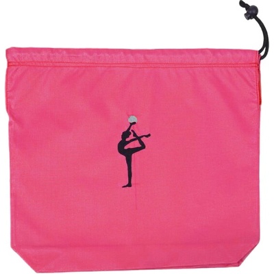 Obal na loptu VFstyle s gymnastkou ružový