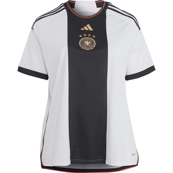 Image 1 of adidas Дамска футболна фланелка Adidas Germany Home Shirt 2022 Plus Size Womens - White