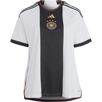 adidas Дамска футболна фланелка Adidas Germany Home Shirt 2022 Plus Size Womens - White