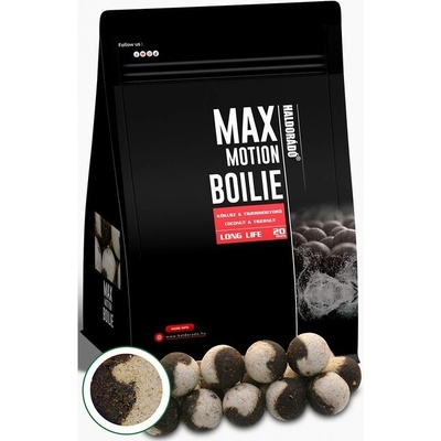 Haldorádó MAX MOTION Boilies Long Life 800g 20mm Kokos + Tigrí orech