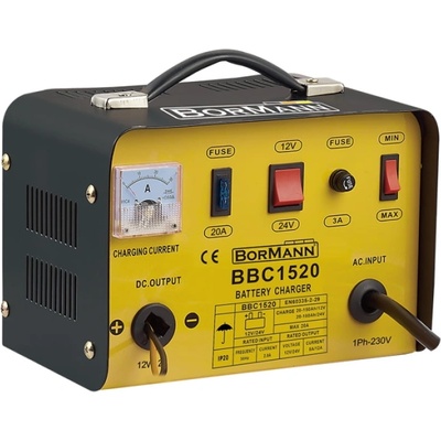 Bormann Зарядно устройство за акумулатор Bormann LITE BBC1520, 12 V / 24 V, 8/12 А, 2-150 Ah (062004) (062004)