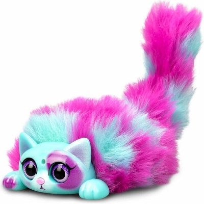 Mini Purr Interaktivní koťátko - tyrkys-růžová