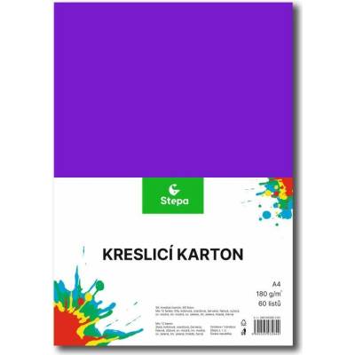 Kreslící karton A4/60ks/180g mix 12barev