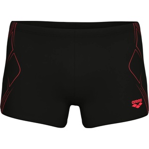 arena Мъжки бански слипове Arena Graphic Swim Short Stripes Swim brief - Black / Bright Coral - размер 9 (DE) (050-2237-0417)