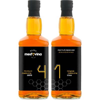 Medovina Elisa dárek k 41. narozeninám 11% 2 x 0,5 l