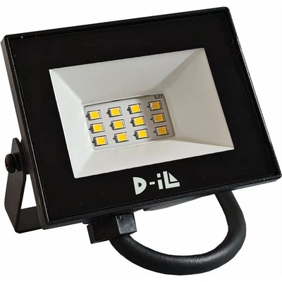 D-iL Led ПРОЖЕКТОР 10w 6500К 750lm ip65 ЧЕРЕН d-il (3800232868099)