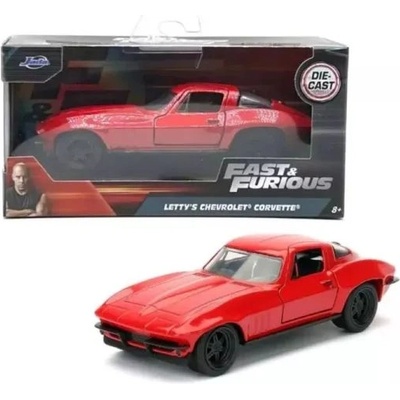 Jada Toys Бързи и яростни количка, 1: 32 - Chevrolet Corvette на Лети (9324075LC)