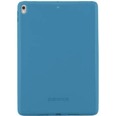 Griffin Survivor Journey Case - силиконов (TPU) удароустойчив калъф за iPad Air, iPad Air 2, iPad Pro 9.7, iPad 5 (2017), iPad 6 (2018) (син)