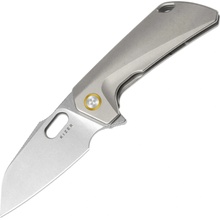 Kizer Takahe S35VN,Stonewashed,Titanium