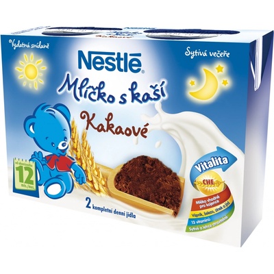 Nestlé Mliečko s kašou Kakaové 2 x 200 ml