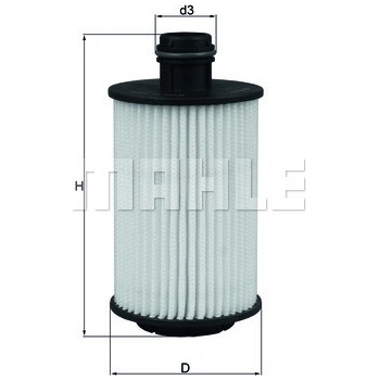 Olejový filter MAHLE ORIGINAL OX 1012D (OX1012D)