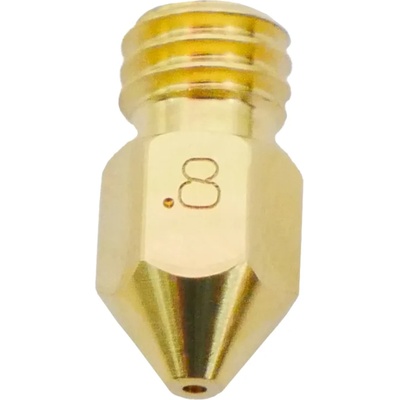 E3D Месингова дюза MK8 - 0, 8 mm (MK8-NOZZLE-0800)