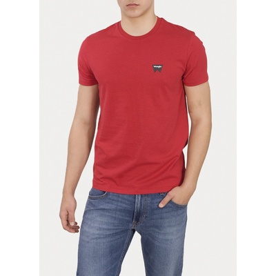 Wrangler pánské tričko SS SIGN OFF TEE SCARLET red