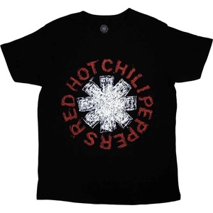 Red Hot Chili Peppers Scribble Asterisk Тениска с къс ръкав Black M (RHCPTS21MB02)