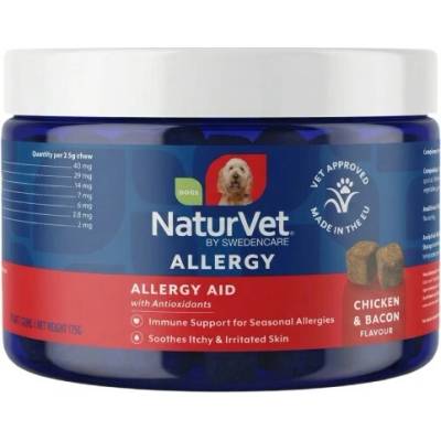 NaturVet ALLERGY Aid with Antioxidants 70ks