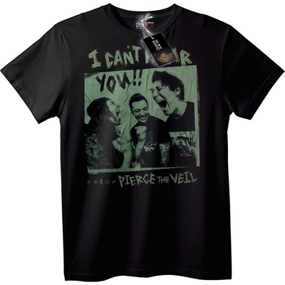 NOONEBRAND Тениска Pierce The Veil Не мога да те чуя - S, White