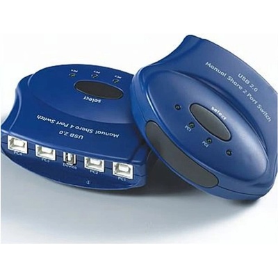 Roline USB Switch Roline 14.01. 2334, от 1x USB A към 4x USB Type B (14.01.2334)