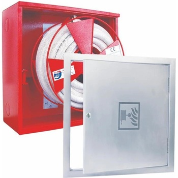 Pavliš a Hartman D25 -20bm - nerez. plné dvierka - prúdnica ekv. 10 - ČERVENÁ