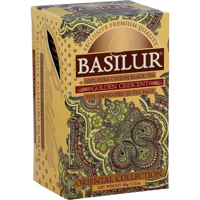 Basilur Ori. GOLDEN CRESCENT čer.č 20 x 2 g