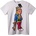 NOONEBRAND Тениска Градски Скейт Хлапак - 2XL, White