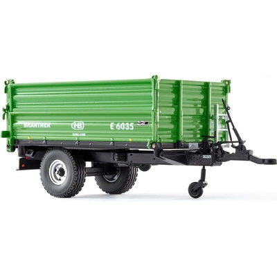 Model jednonápravového přívěsu Brantner E6035 Wiking 1:32