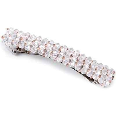 Francouzská spona do vlasů s broušenými korálky Varianta: 1 crystal, Balení: 1 ks