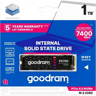 GOODRAM PX700 1TB, SSDPR-PX700-01T-80