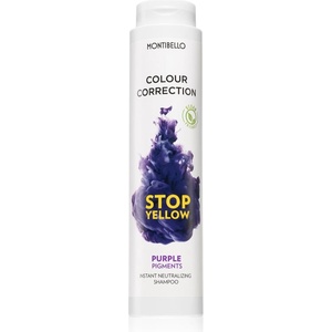Montibello Colour Correction Stop Yellow шампоан за изрусена и руса коса неутрализиращ жълтеникавите оттенъци 300ml