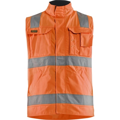 Blåkläder AB 8505 vesta oranžová/námornická modrá