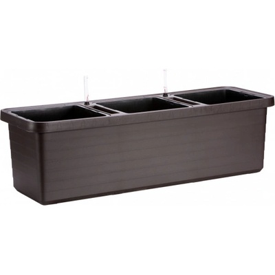 Plastia Velkoobjemový truhlík Berberis Trio 117x39x35 cm čokoláda