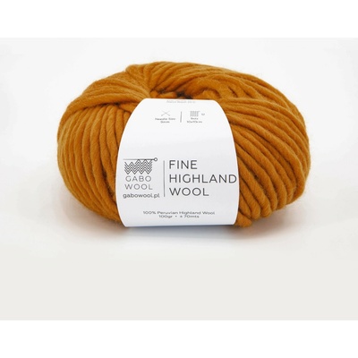 Fine Highland Wool Fine Highland Wool: Jemná kurkuma (AM1180)