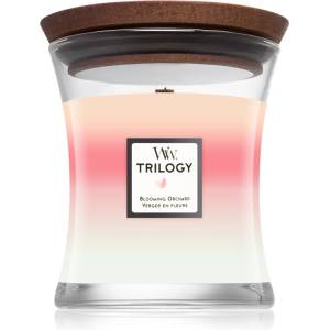 WoodWick Trilogy Blooming Orchard ароматна свещ 275 гр