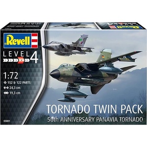 Revell Комплект сглобяеми модели Revell - 50-та годишнина Tornado, 2 броя (R03801)
