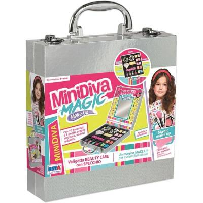 RS Toys Детски комплект гримове RS Toys - MiniDiva Magic, с куфарче и огледало