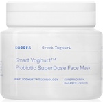 Korres Smart Yoghurt Probiotic SuperDose Face Mask освежаваща хидратираща маска с пробиотик 100ml