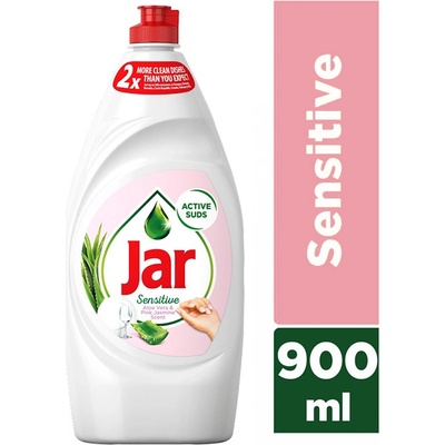 Jar Sensitive tekutý blüte na nádobí Aloe Vera & Pink Jasmin 900 ml – Zbozi.Blesk.cz