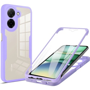 Techsuit Калъф за Xiaomi>Xiaomi Redmi Серия>Redmi A5 4G (стандартен) - Techsuit - ColorVerse 360 Series + Screen Protector - Лилав