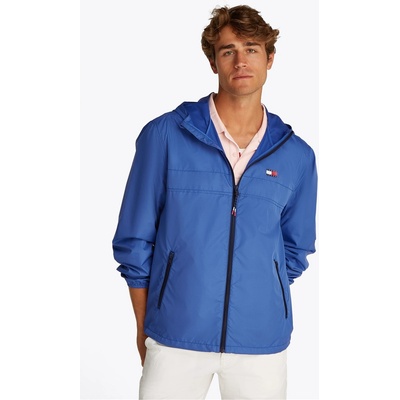 Tommy Jeans Men's Chicago Windproof Lightweight Windbreaker - Tempo Blue