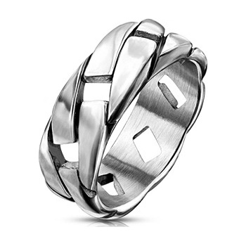 Šperky4U Pánský ocelový prsten OPR0146