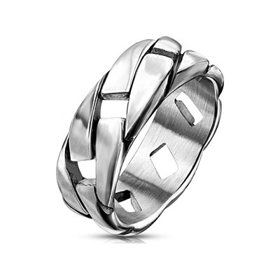 Šperky4U Pánský ocelový prsten OPR0146