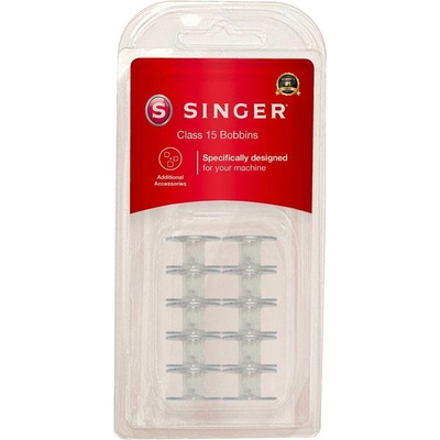 Cívky pro šicí stroje (typ 15) Singer 8280, 3210, 3223, 2259, 2263, 3323, 4411, 4432, 6180, 6680 atd.