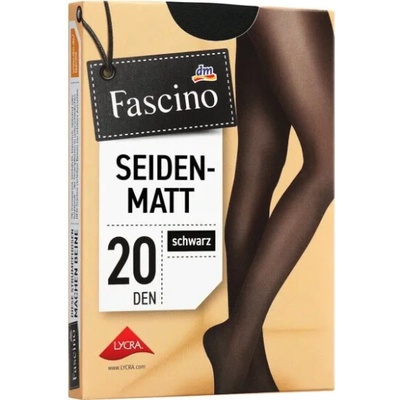 Fascino silonky 20 DEN seidenmatt černé