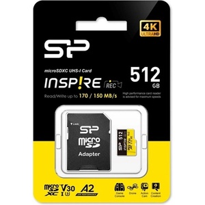 Silicon Power microSDXC 512GB UHS-I/U3 (SP512GBSTXLA2V1NSP)