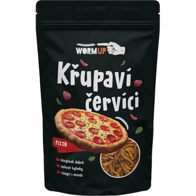 WormUP sušení červíci Pizza 20 g