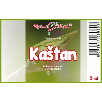 Gaštan púčiky gemmoterapie 5 ml