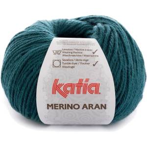 Katia Merino Aran 44 Dark Turquoise Плетива прежда (MA 44)