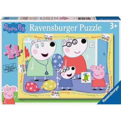 Ravensburger Prasátko Peppa s kamarádkou 35 dílků