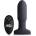 Swell 10x Inflatable and Vibrating Missile Silicone Remote Anal Plug Black